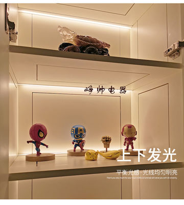 쉽게 설치 벽 마운트 알루미늄 LED 캐비닛 라이트와 200CM 케이블