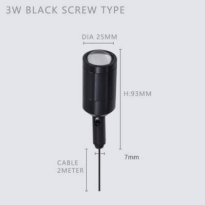 현대 3W LED 천장 스포트라이트 3000K-6000K 알루미늄 80Ra 30 000시간 수명