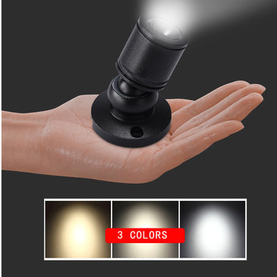 콤팩트 COB 3W IP65 80CRI 블랙 LED 스포트라이트 실내 및 외부 장식