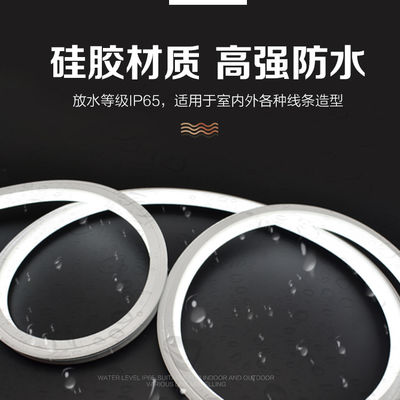 1000lm DC 12V IP55 실리콘 LED 스트립 라이트
