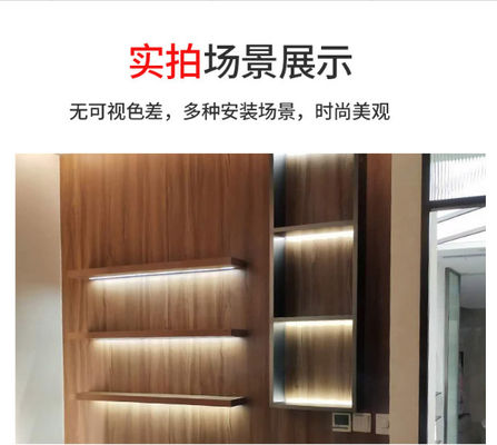 센서가있는 LED 옷장 조명 알루미늄 옷장 LED 조명 스트립 조절 가능한 색상 온도