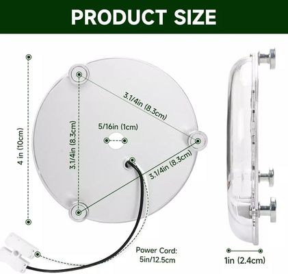 120V 15W 드라이버 없는 다이아 100mm LED 라이트 LED 팬 라이트 ETL 인증과 함께 LED 천장 팬 LED 라이트 교체