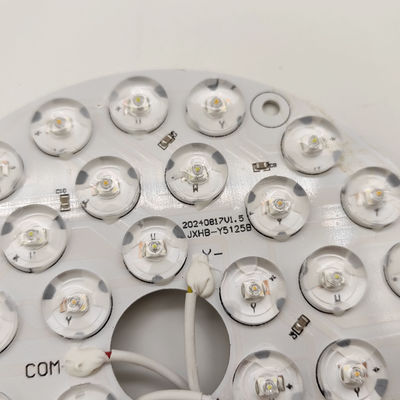 하이 루멘 3KV 급증 보호 세 가지 색상 9-25W 팬 라이트 교환 LED DOB 모듈 천장 팬 라이트 교체