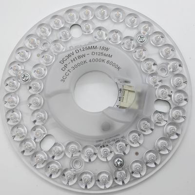 알루미늄 PCB 보드 팬 라이트 9 18 22 25 32 48 와트 LED DOB 모듈 천장 팬 라이트 교체