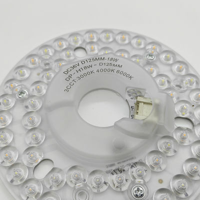 알루미늄 PCB 보드 팬 라이트 9 18 22 25 32 48 와트 LED DOB 모듈 천장 팬 라이트 교체