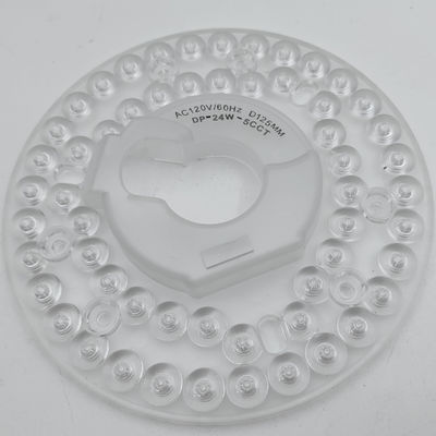Dia125mm 4.9inch 24W LED 천장 팬 라이트 리트로피트 키트 천장 라이트 교체 키트 5CCT 3000K 3500K 4000K 5000K 6000K 조정 가능한 12W 18W 24W 스위치, 2800LM 120V ETL 2 4 와트