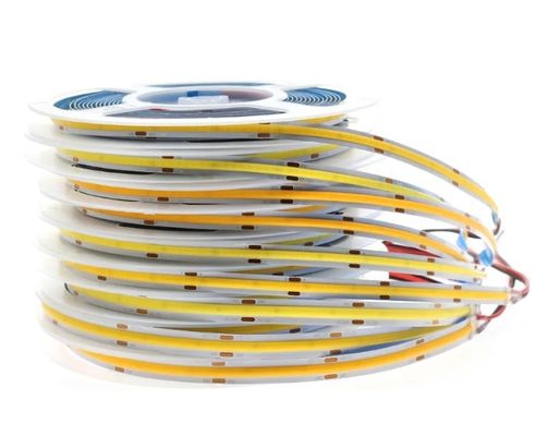 COB 스트립 라이트 자동차 LED 스트립 라이트 320led 384led 480led 528led 768leds RGB COB LED 스트립 라이트 알루미늄 프로파일