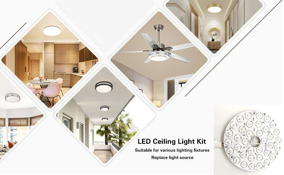 고 뤼멘 230V 15W 110MM 36V 3CCT 예비 부품 천장 팬 PCB 보드 드라이버 LED 모듈을 줄이고 색을 조정