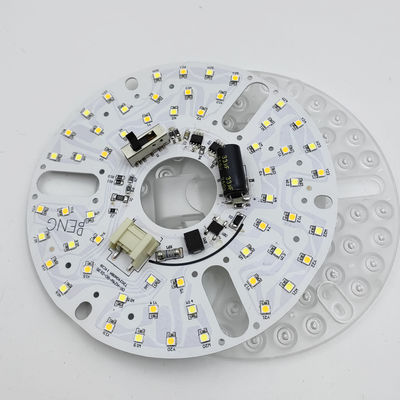 5CCT 18W / 24W DIP 스위치 마녀 전력으로 천장 조명 팬 LED 모듈 120V 천장 팬 패널 복원 키트 DOB 모듈