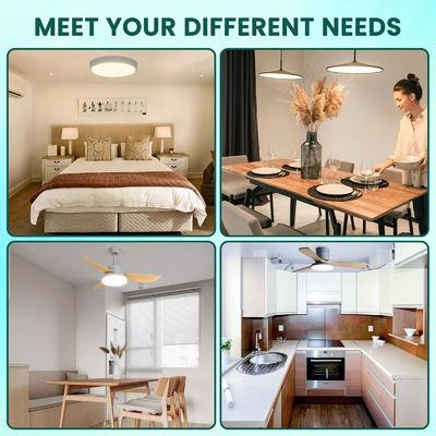 5CCT 18W / 24W DIP 스위치 마녀 전력으로 천장 조명 팬 LED 모듈 120V 천장 팬 패널 복원 키트 DOB 모듈