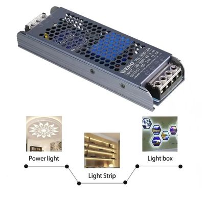 AC에서 DC 극 얇고 얇은 전원 공급 12V/24V 60W 100W 150W LED 드라이버 스위칭 전원 공급 Led 스트립 라이트 틴 박스