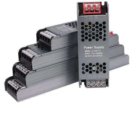 울트라 얇고 슬림 전원 공급 12V/24V 60W 100W 150W LED 드라이버 LED 스트립 라이트 틴 박스의 전원 공급