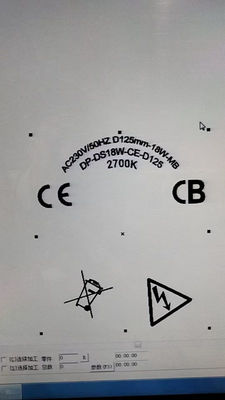 LED 천장 팬 램프 교체: 새로운 제품: dia125mm 단일 색상 2700K, CE ROHS ERP 인증 승인