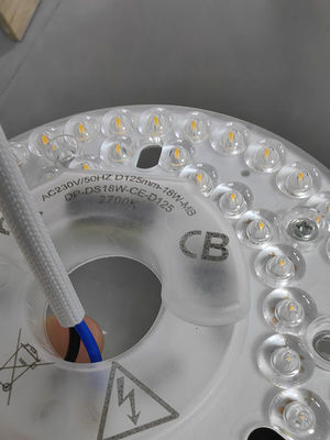 LED 천장 팬 램프 교체: 새로운 제품: dia125mm 단일 색상 2700K, CE ROHS ERP 인증 승인