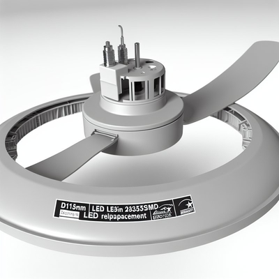 디아 135mm 2835SMD LED 천장 팬 램프 교체 - 에너지 스타 인증