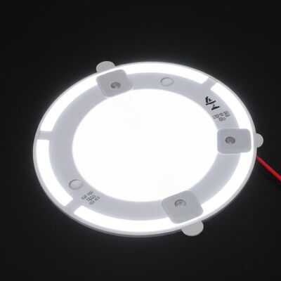LED 2835SMD 천장 팬 LED 조명 교체 Dia135mm 3000K 색 온도 밝고 에너지 절약 조명 옵션