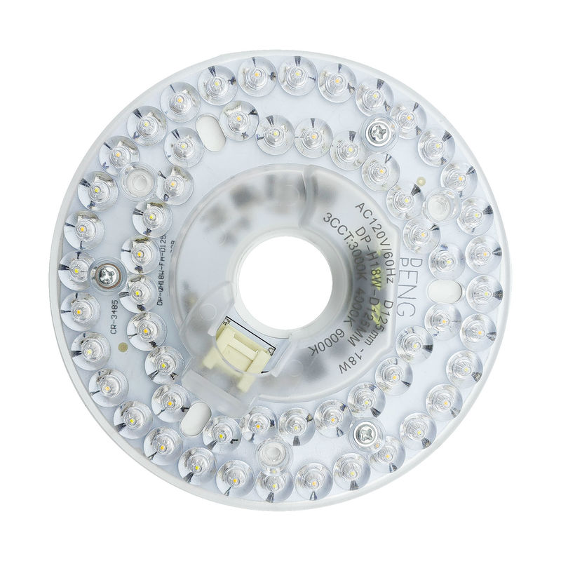 125mm 22W 4.92&quot; 드라이버 없는 디아125mm ETL FCC 승인 LED 천장 팬 라이트 교체 천장 팬 LED 라이트 키트