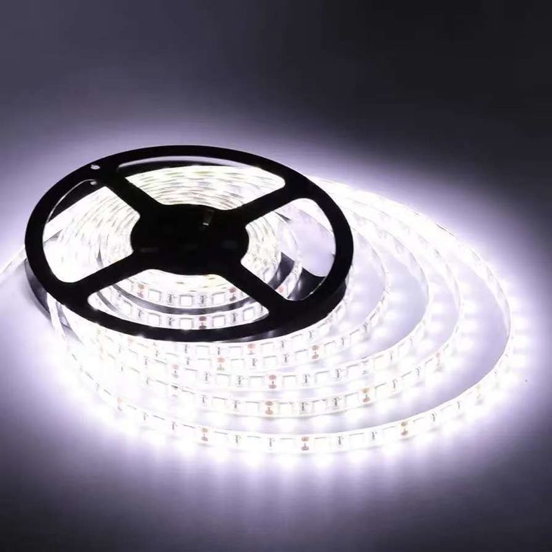 유연한 LED 스트립 라이트 600 유닛 LED 스트립 수질 12 볼트 LED 라이트 스트립 16.4ft/5m의 패키지 휴일 가정 파티 실내 외관 장식 수질 흰색 1 패키지