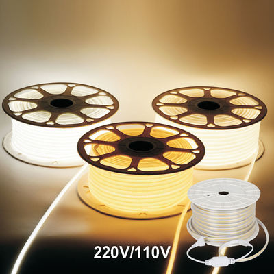 고전압 110V 220V 실외 방수 IP65 LED Cob 스트립 라이트 쇼핑몰 가정 장식